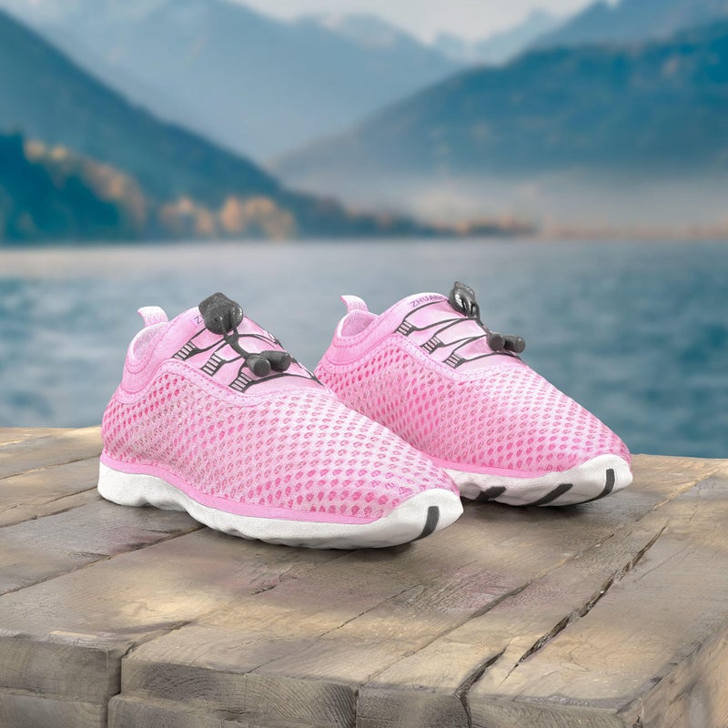 Zhuanglin Women's Quick Drying Aqua Water Shoes,Pink,8.5 B(M) US - Image 2